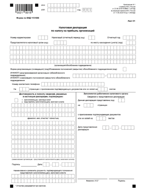 Декларация по подразделениям. Декларация по прибыли форма. Налоговая декларация по налогу на прибыль организации бланк. Форма 1151006. Налоговая декларация на прибыль пустая.