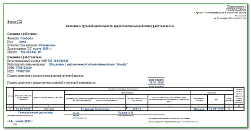 Журнал выдачи стд р при увольнении образец заполнения