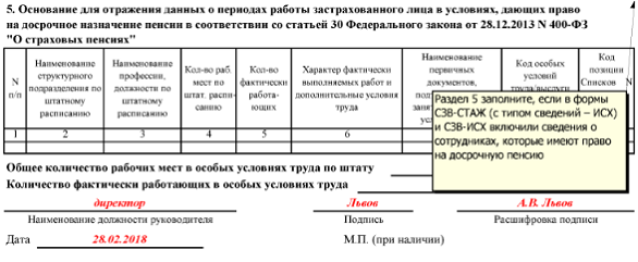 Как заполнить одв 1 в 1с