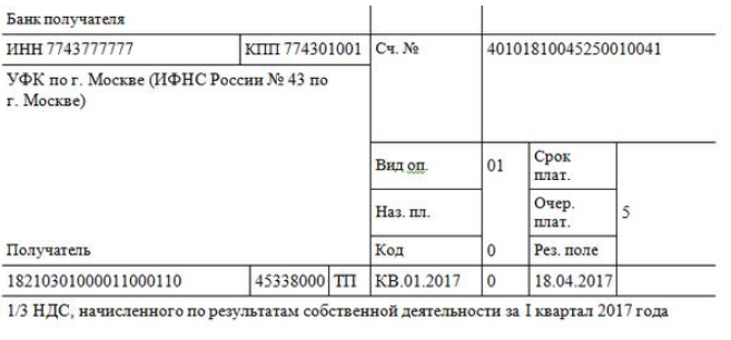 774301001. Вид платежа НДС В платежном поручении. Платежное поручение по НДС образец. Кбк в платежном поручении. Код бюджетной классификации в платежке.