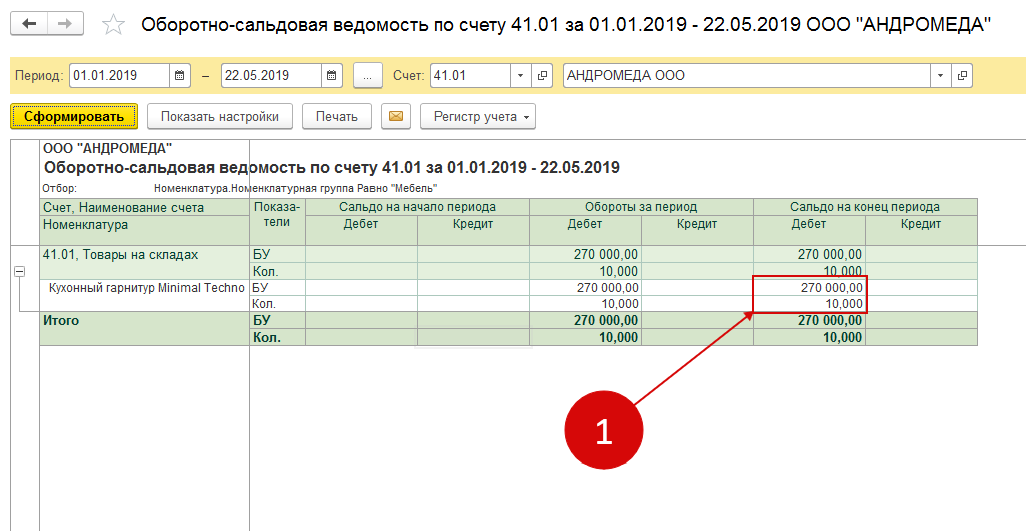 Как в 1с сделать разукомплектацию товара