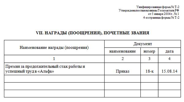 Журнал регистрации приказов о премировании работников образец