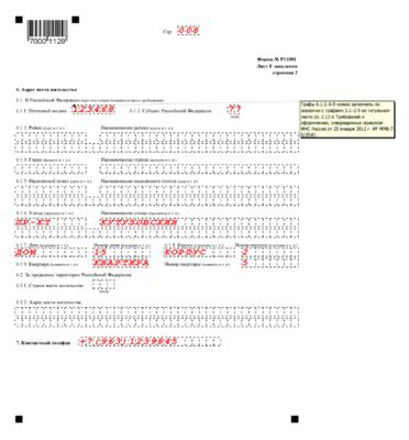 Р11001 образец заполнения 2021 с двумя учредителями
